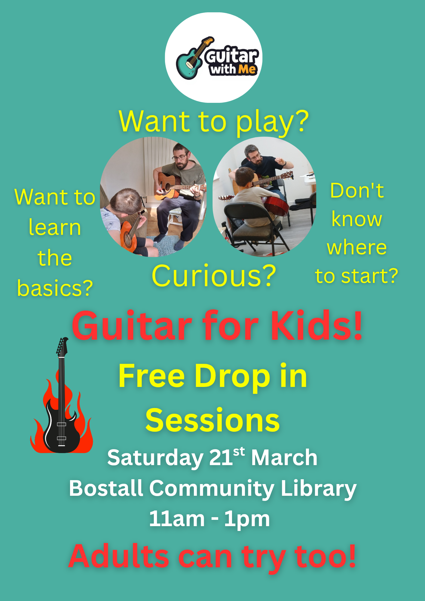 Guitar Drop in 21st feb