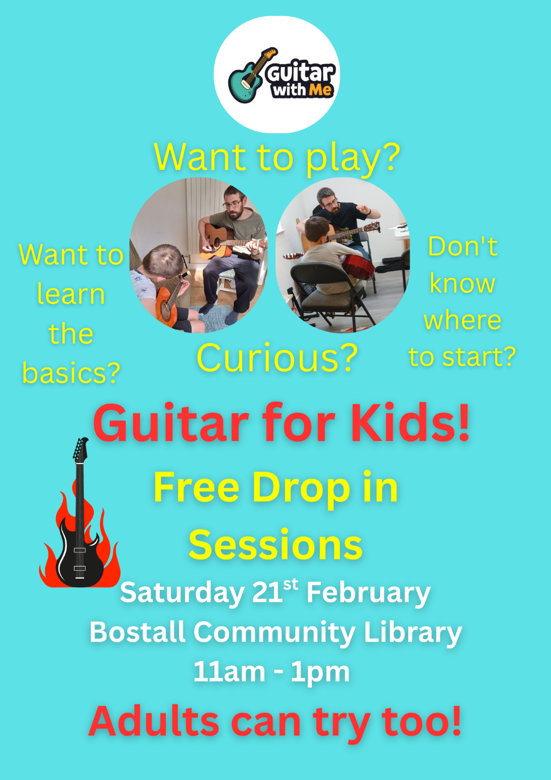 Guitar Drop in 21st feb